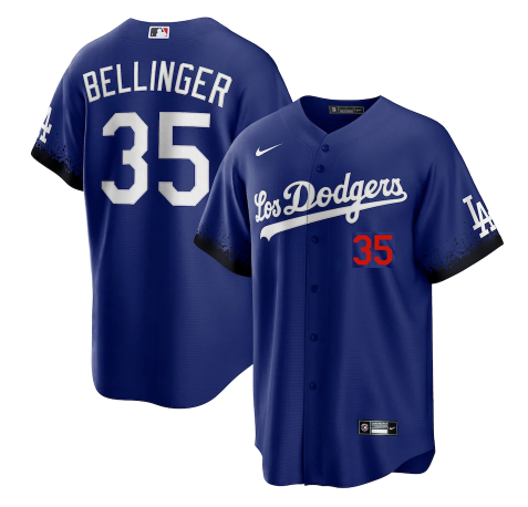 Men's Los Angeles Dodgers #35 Cody Bellinger 2021 Royal City Connect Cool Base Stitched Baseball Jersey Men's Los Angeles Dodgers #35 Cody Bellinger 2021 Royal City Connect Cool Base Stitched Baseball Jersey